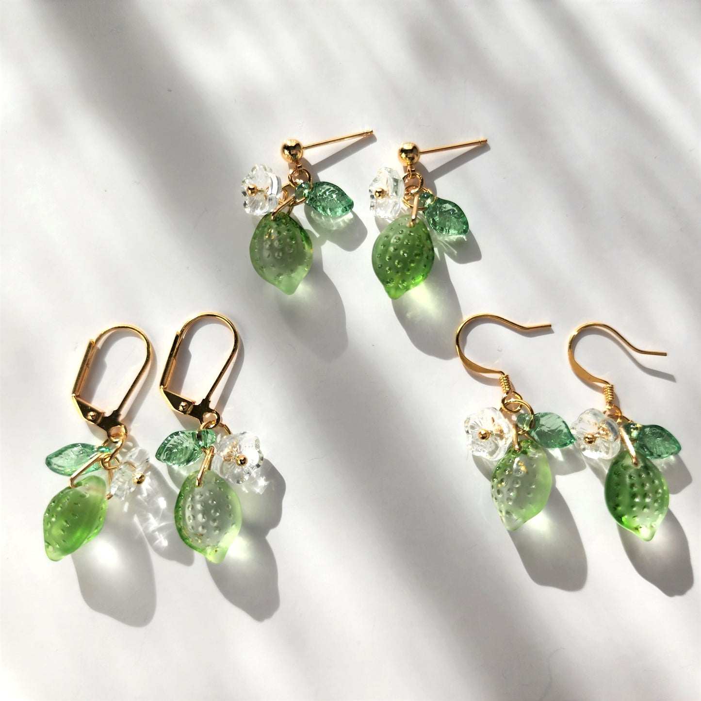 Pendientes de limón brillantes, pendientes de frutas, pendientes de comida, pendientes colgantes de limón lindos únicos, regalo para ella