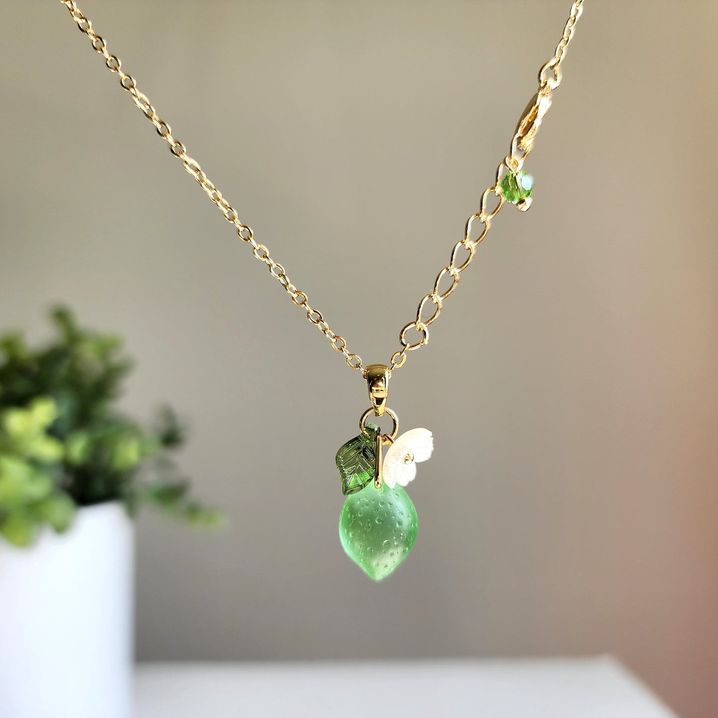 Custom Lime Necklace | Fruit Necklace
