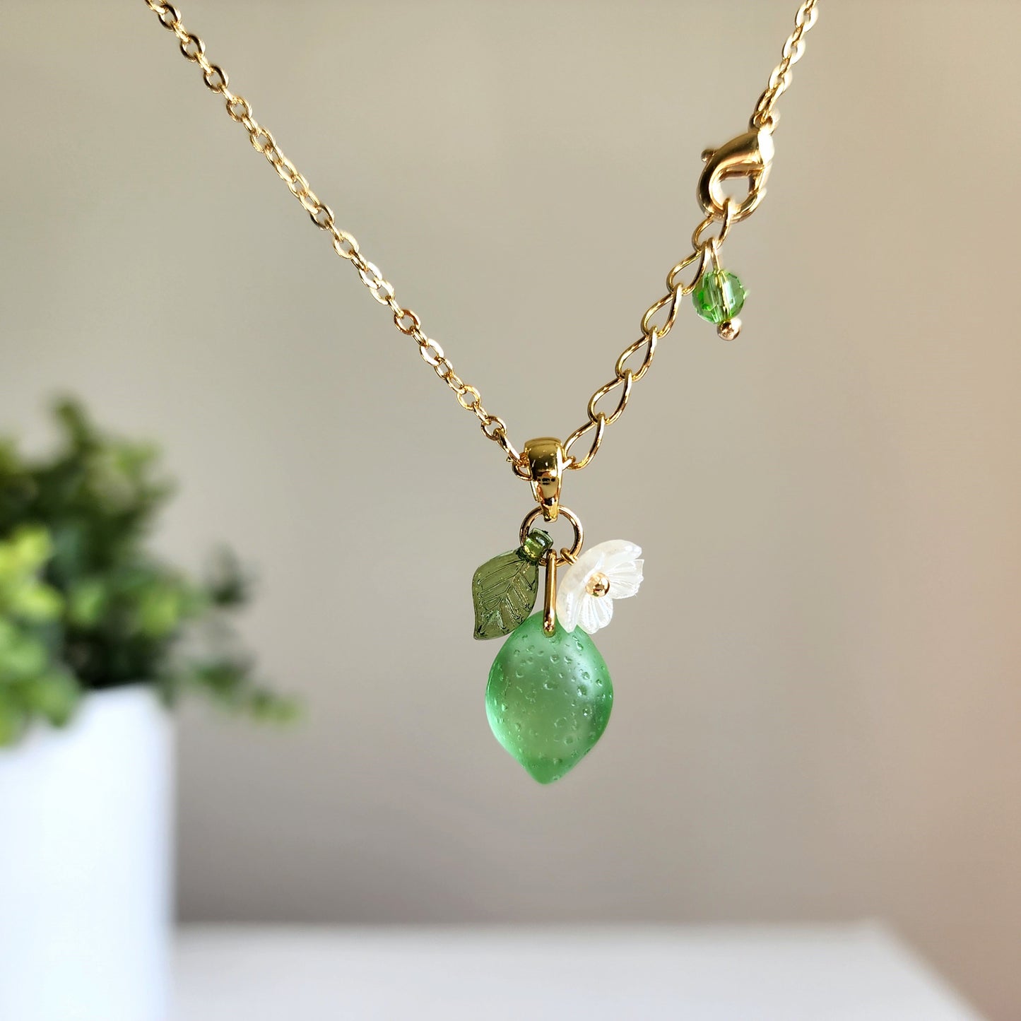 Custom Lime Necklace | Fruit Necklace
