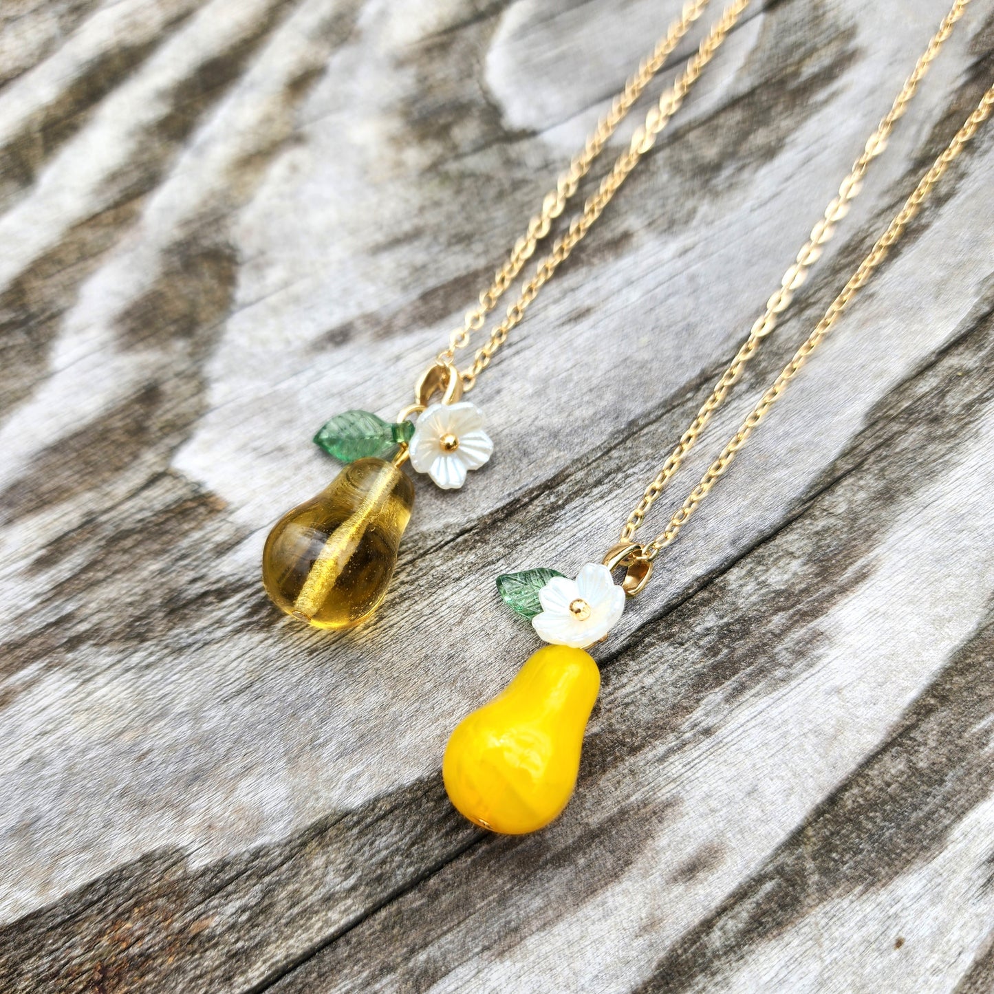 Large Pear Necklace