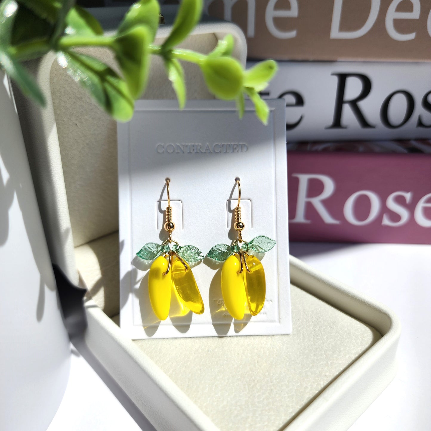 Handmade Banana Fruit Earrings