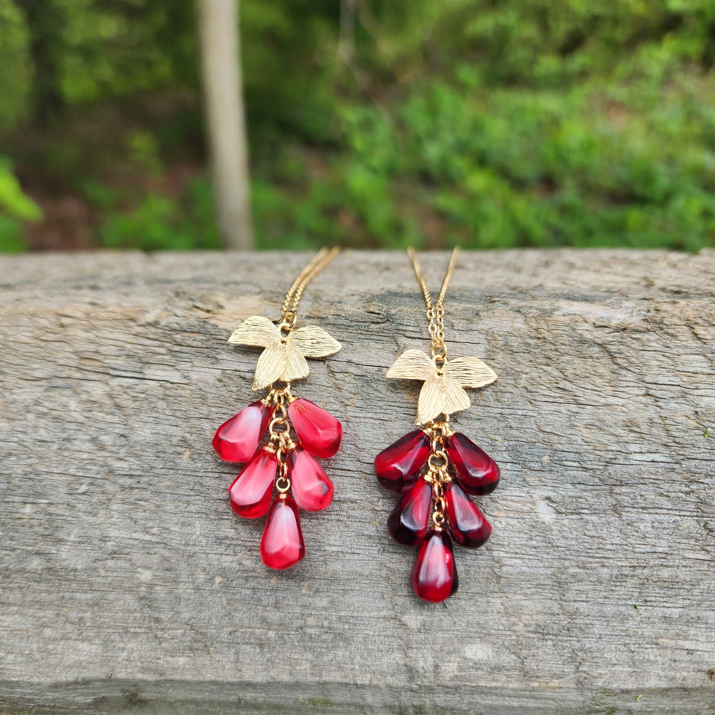 Pomegranate Seed Necklace