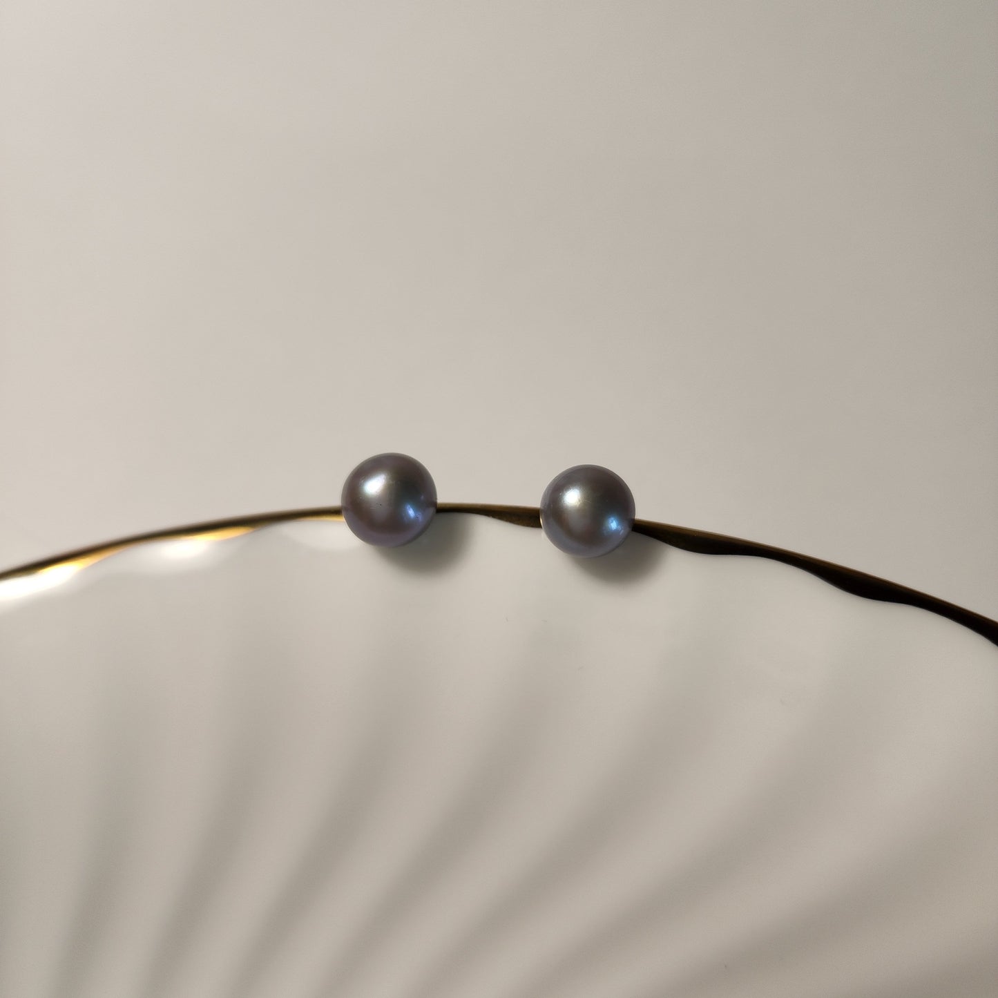 pearl stud earring, 925 sterling silver earring, freshwater pearl, gift for her, Xmas gift, wedding jewelry