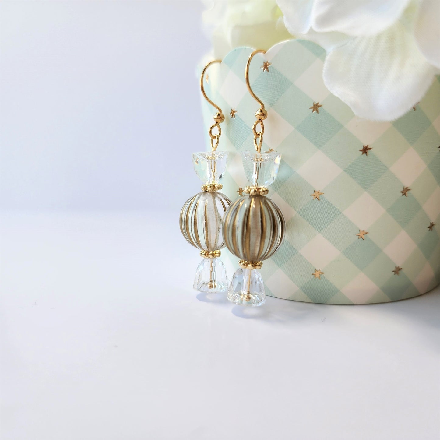 Bubble Candy earrings, sweet crystal candy earrings, cute fruit candy earrings, gift for her