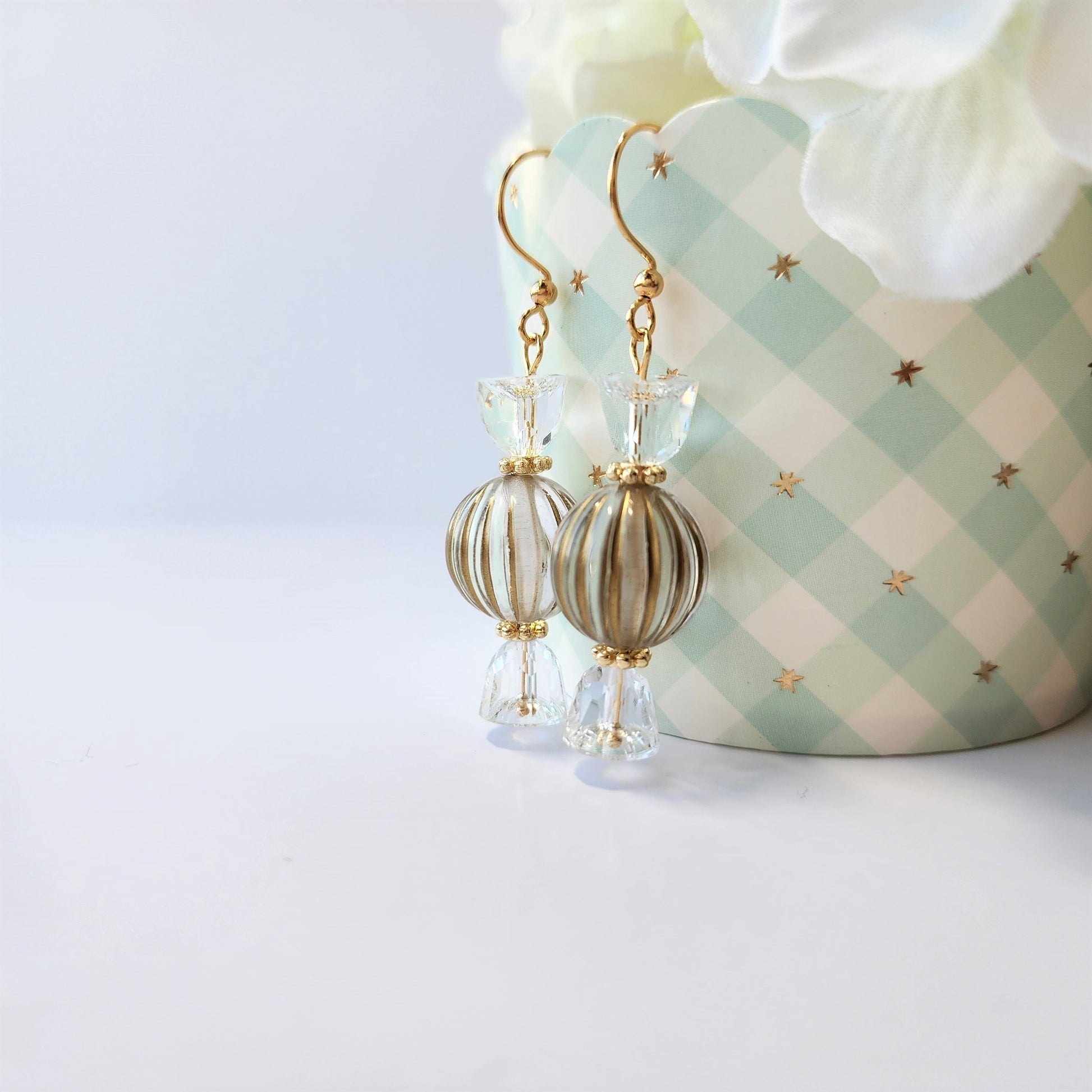 Bubble Candy earrings, sweet crystal candy earrings, cute fruit candy earrings, gift for her