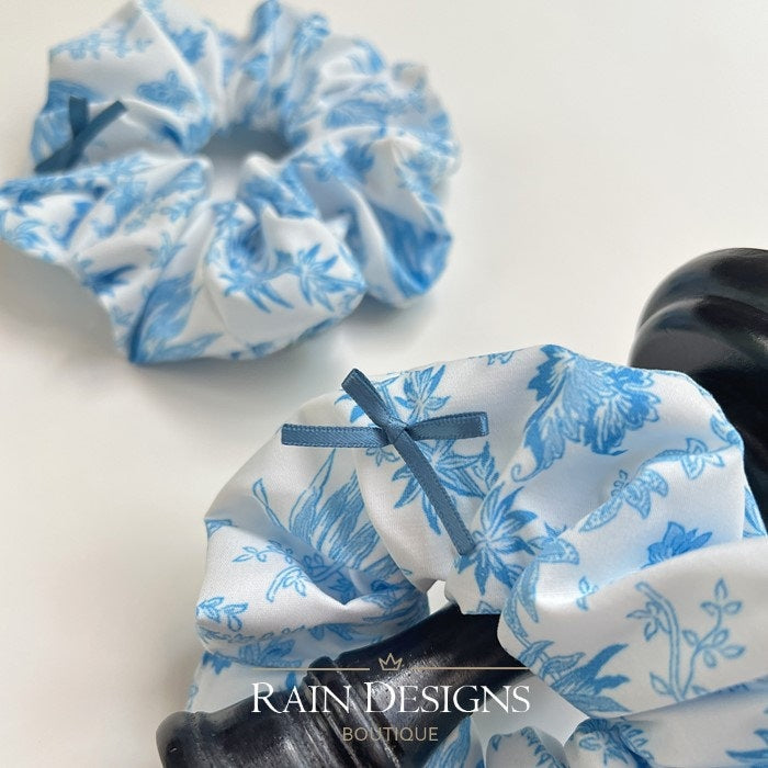 Coconut leaf Scrunchie hair tie| Cotton elastic hair tie| Homemade scrunchy| Large| Gift for her| Limited edition