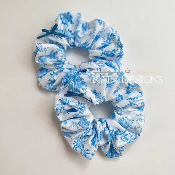 Coconut leaf Scrunchie hair tie| Cotton elastic hair tie| Homemade scrunchy| Large| Gift for her| Limited edition
