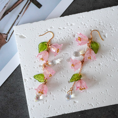 Luxury Lily of the Valley Earrings