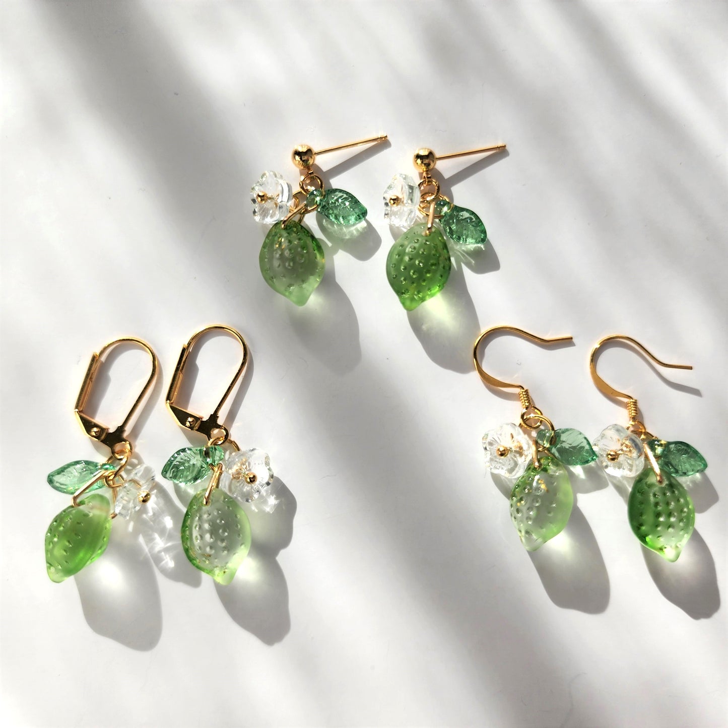 Sparkling Lemon Earrings