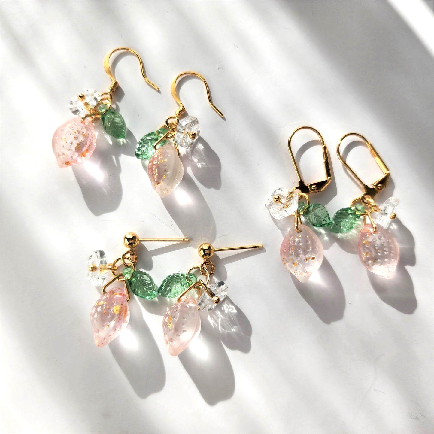 Sparkling Lemon Earrings