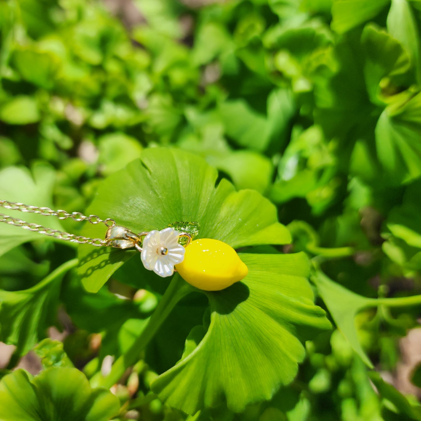 Custom Lemon Necklace Design Your Own Handmade Lemon Citrus Fruit Necklace