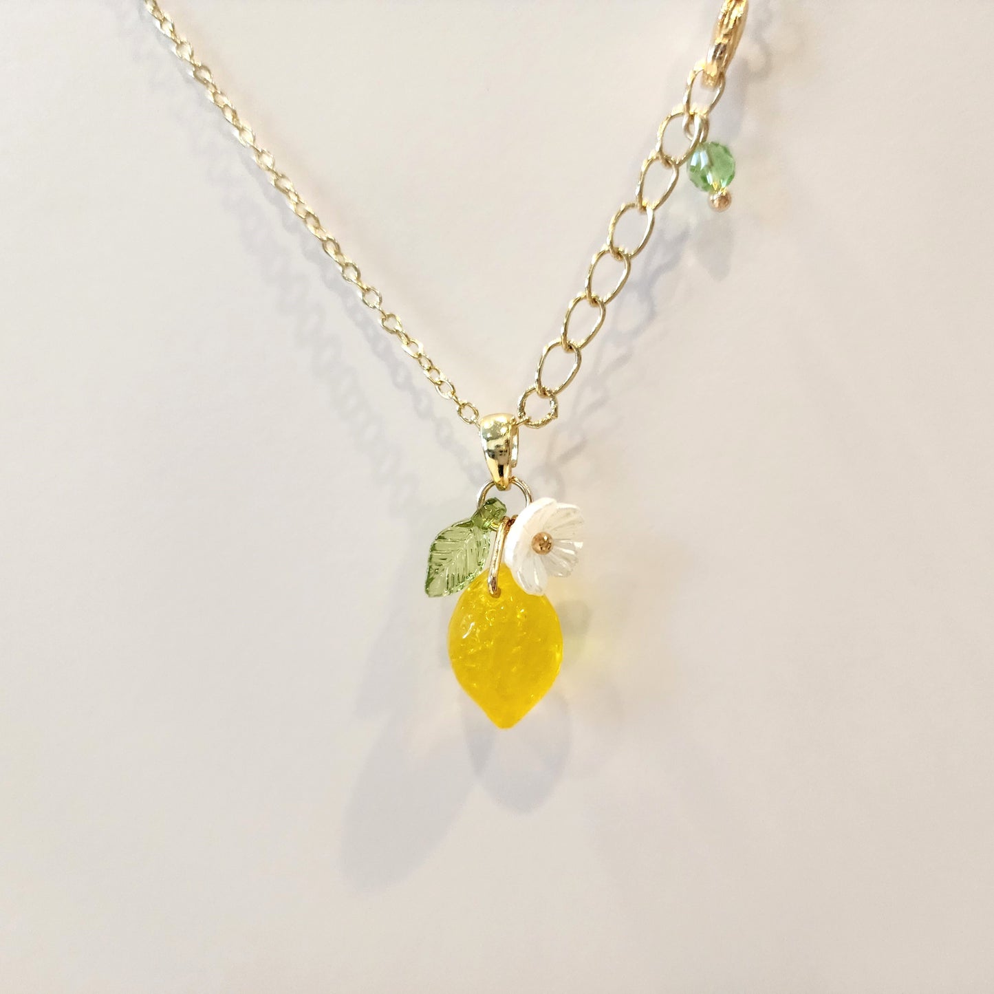 Custom Lemon Fruit Necklace