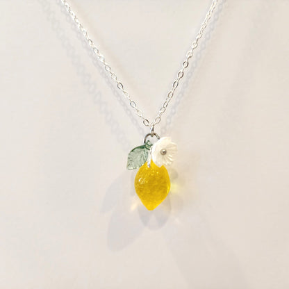 Custom Lemon Fruit Necklace