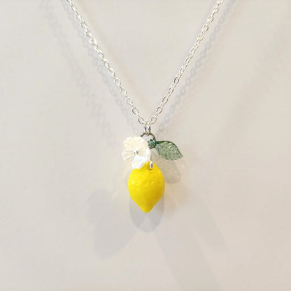 Custom Lemon Fruit Necklace