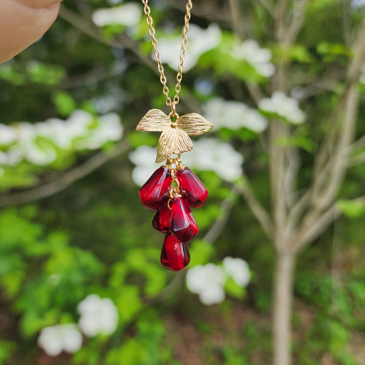 Custom Pomegranate seeds Charm