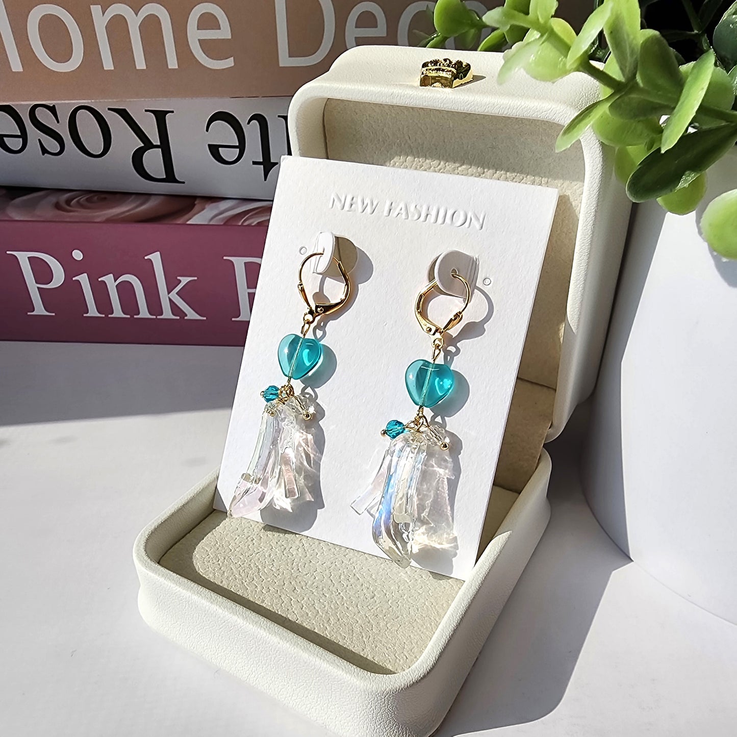 Cinderella Glass Slipper Earrings