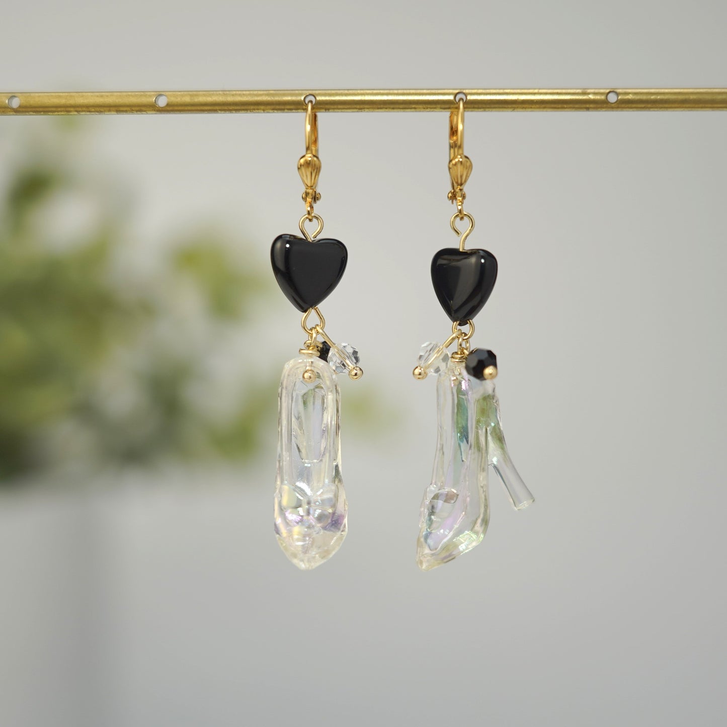 Cinderella Glass Slipper Earrings