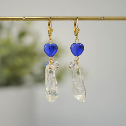 Cinderella Glass Slipper Earrings