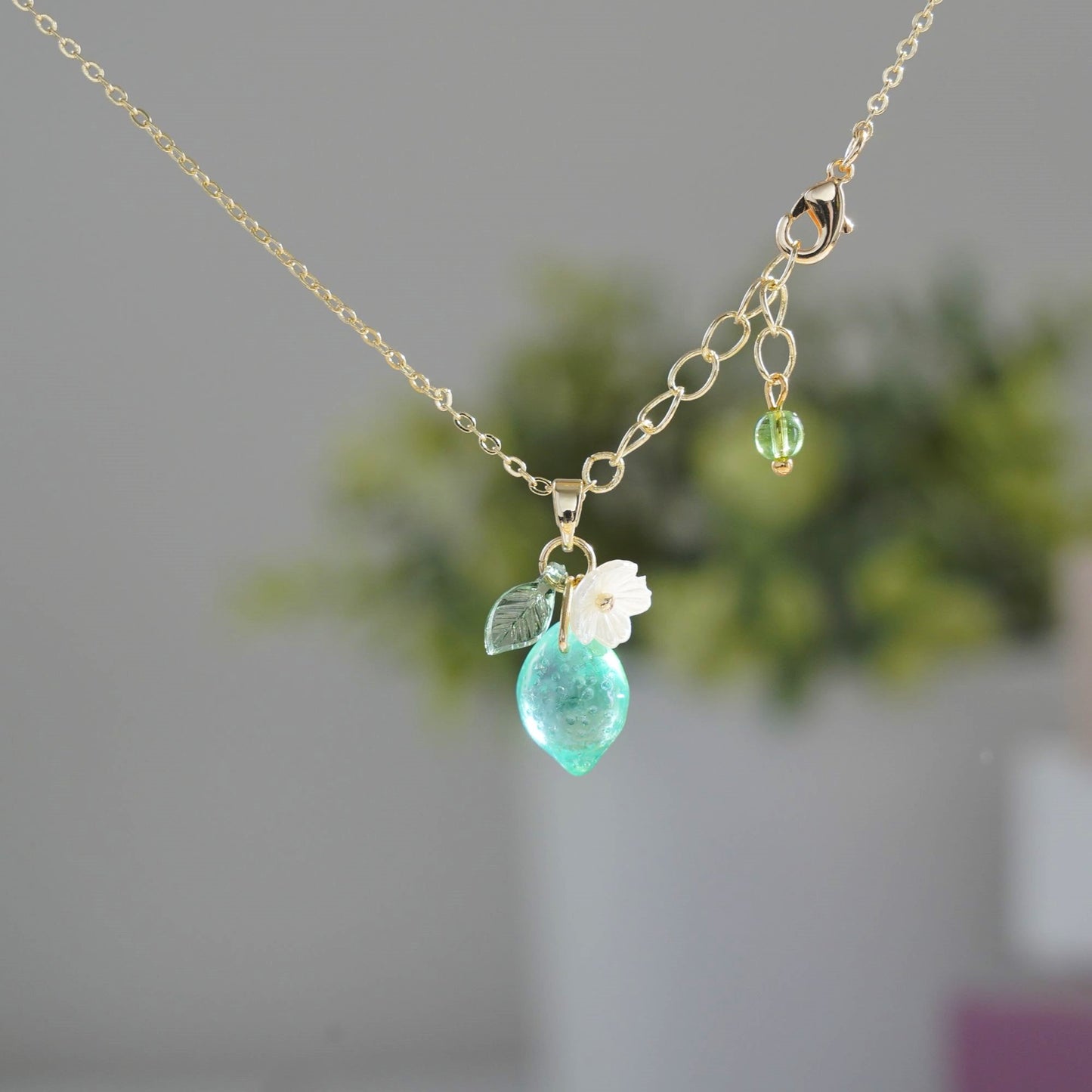 Custom Lime Necklace | Fruit Necklace