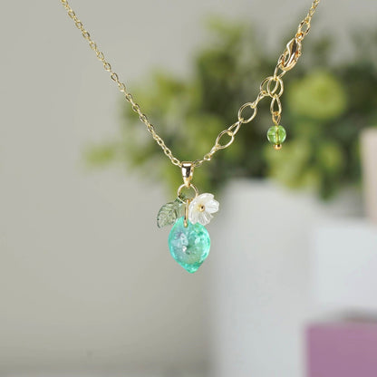 Custom Lime Necklace | Fruit Necklace