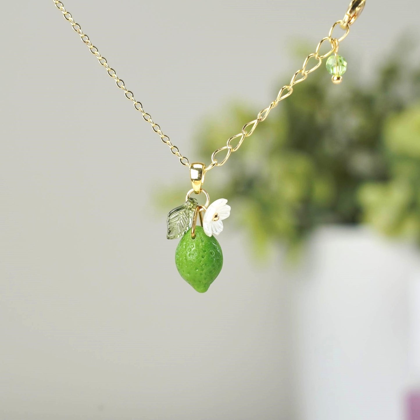 Custom Lime Necklace | Fruit Necklace