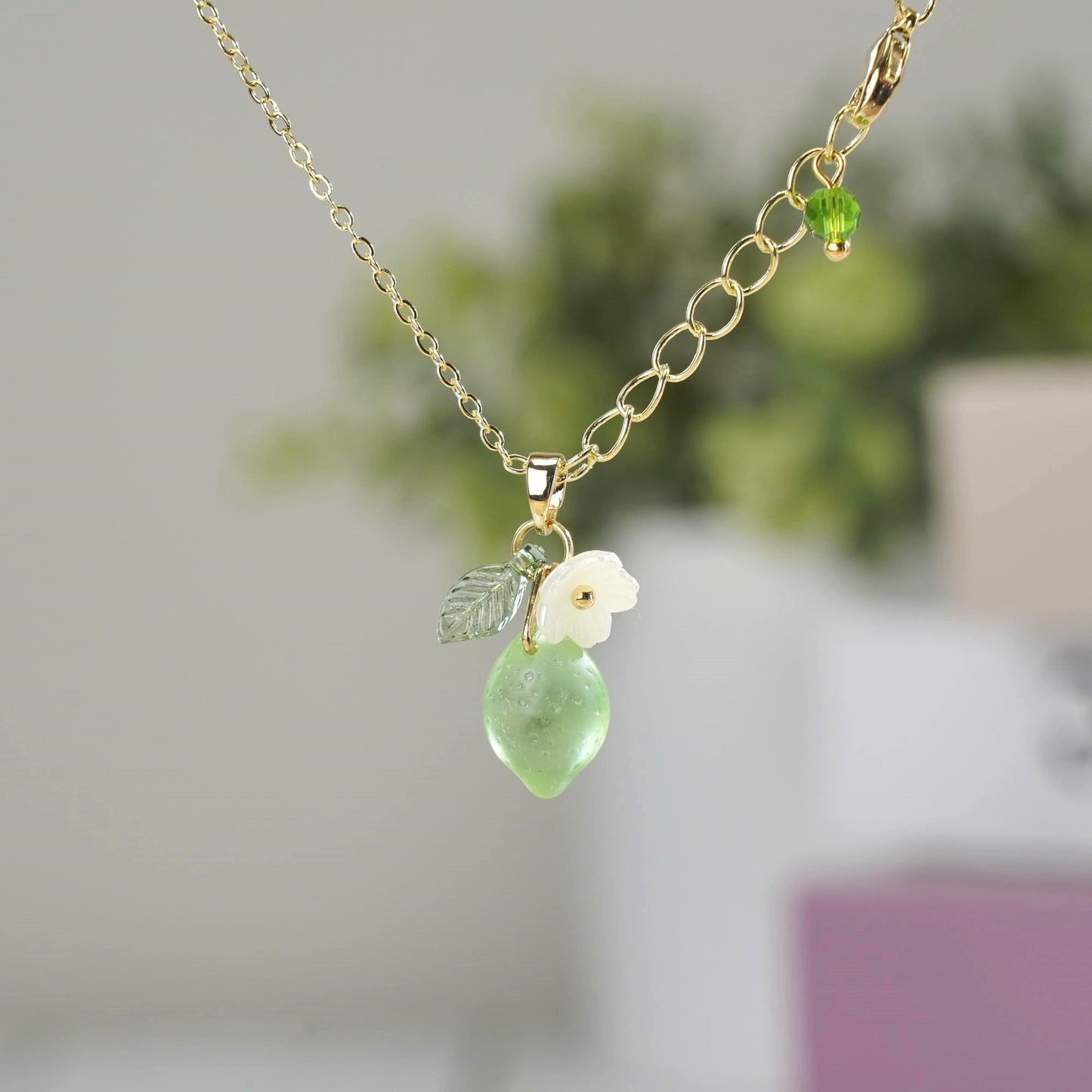 Custom Lime Necklace | Fruit Necklace