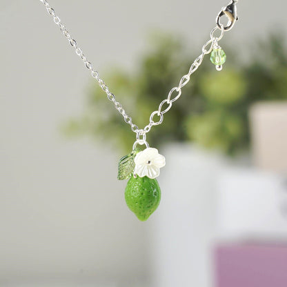 Custom Lime Necklace | Fruit Necklace