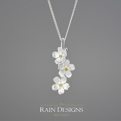 Forget-Me-Not Flower Necklace