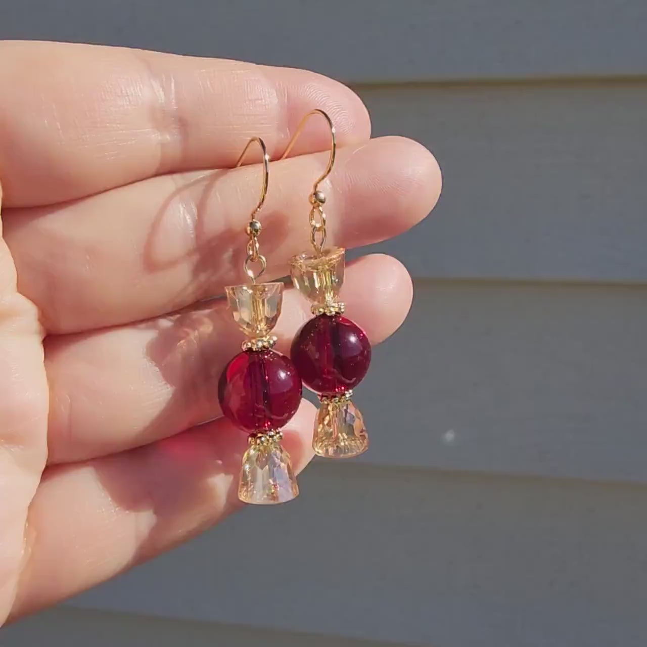 Bubble Candy earrings, sweet crystal candy earrings, cute fruit candy earrings, gift for her