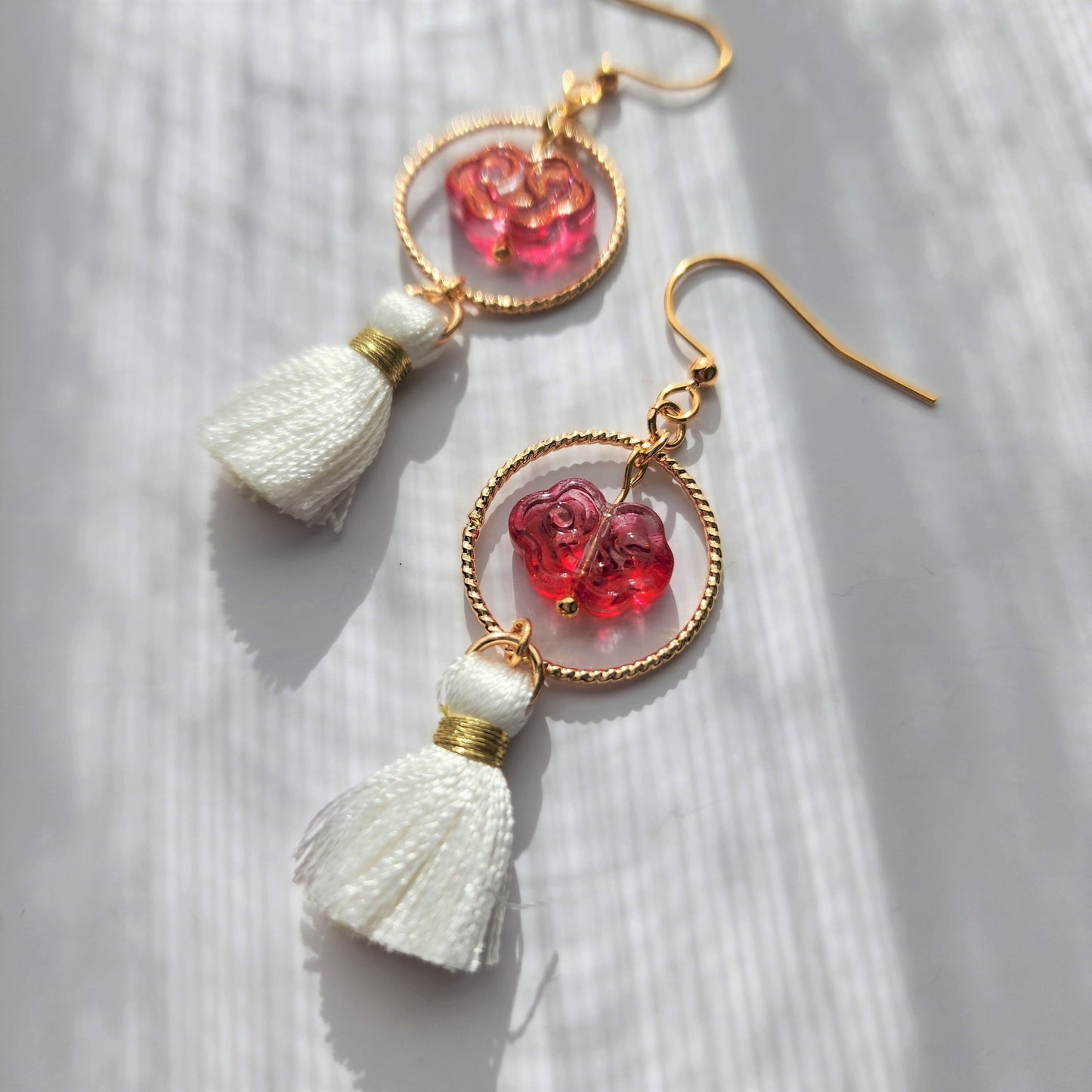 Auspicious cloud dangle earrings, Song dynasty inspired earrings, gift for her